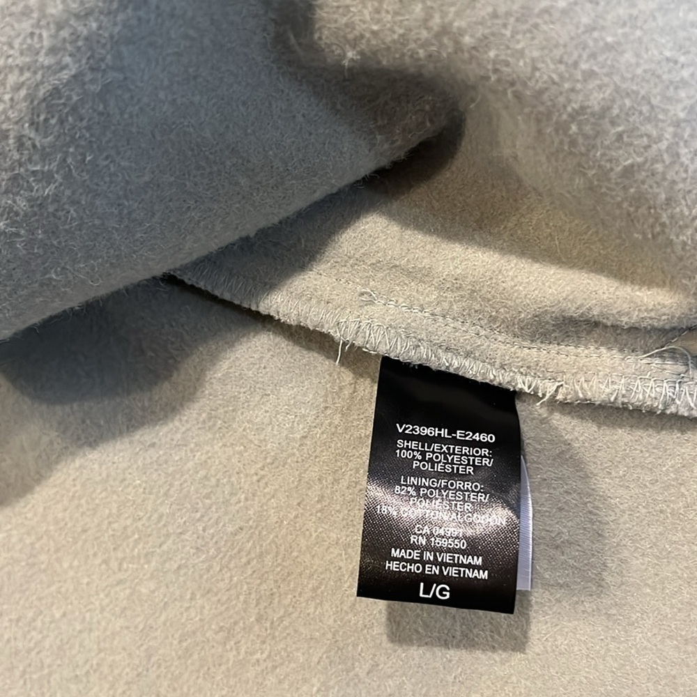HILARY RADLEY muted mint green shacket shirt jacket, size large - Picture 3 of 5